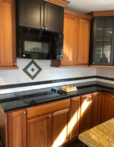 Riverside kitchen and bath kitchen for sale focus on microwave